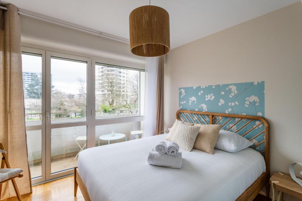 Rosa, Confortable 2 Chambres Avec Parking Dans Le Centre Rennes Exterior photo